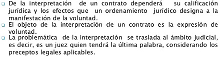 interpretacion de los contratos